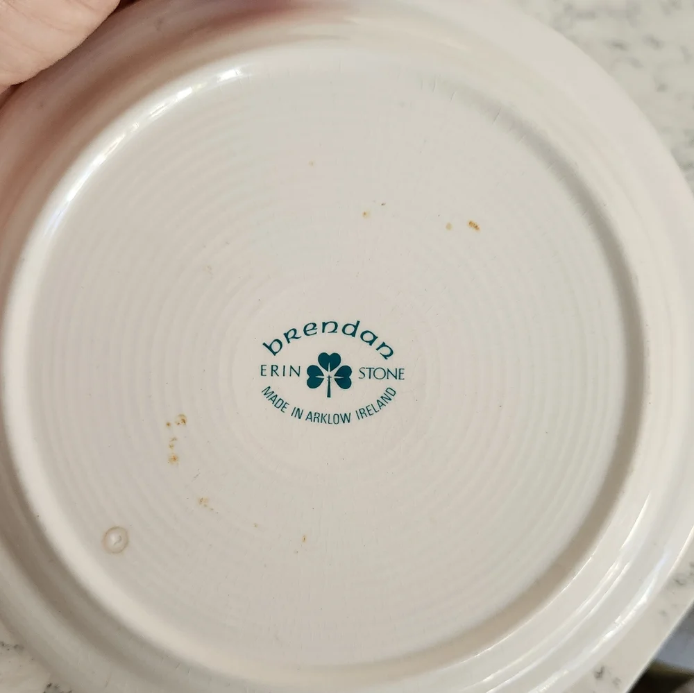 Vintage Arklow Ireland Child's Nursery Rhymes Plate & Bowl Set Little Bo Peep